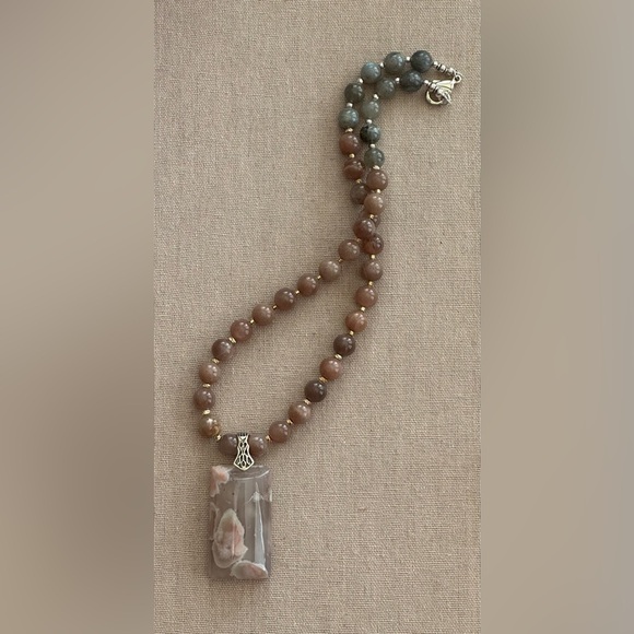 24 inch Mixed bead necklace NWOT - Picture 3 of 14